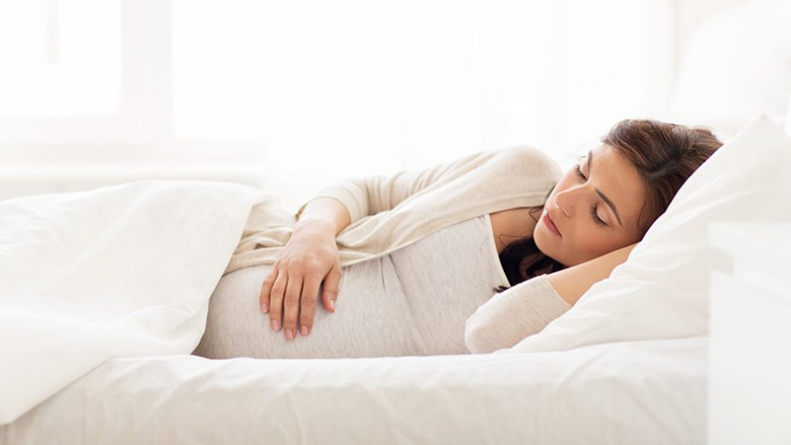 Comfortable sleeping positions in pregnancy!