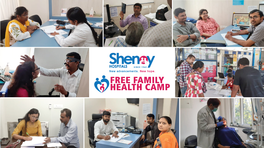 ‘FREE FAMILY HEALTH CAMP’ at Shenoy Hospitals